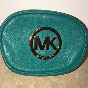 Small Teal Michael Kors Clutch